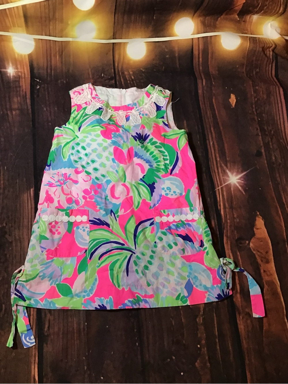 Lilly Pulitzer girls little Lilly classic shift dress size 2